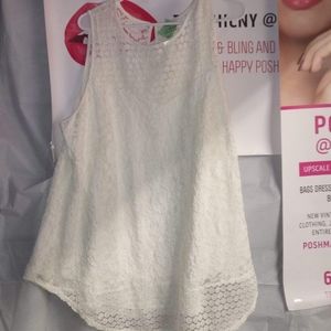 NWT ADORABLE CREAM TANK